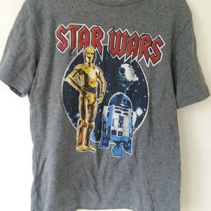 Disney Boys gray Star Wars shirt